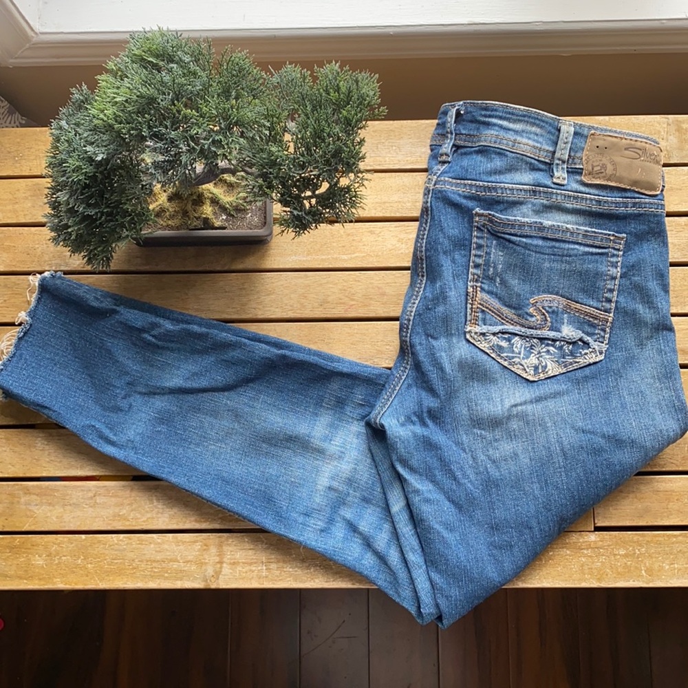 Silver jeans